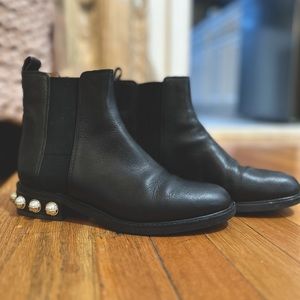 Louise Et Cie Pearl heel booties 9M